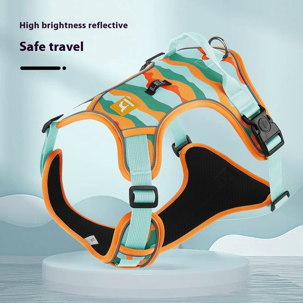 No-pull harness Fancy design - Dog Reflective Commuter Hand Holding Rope