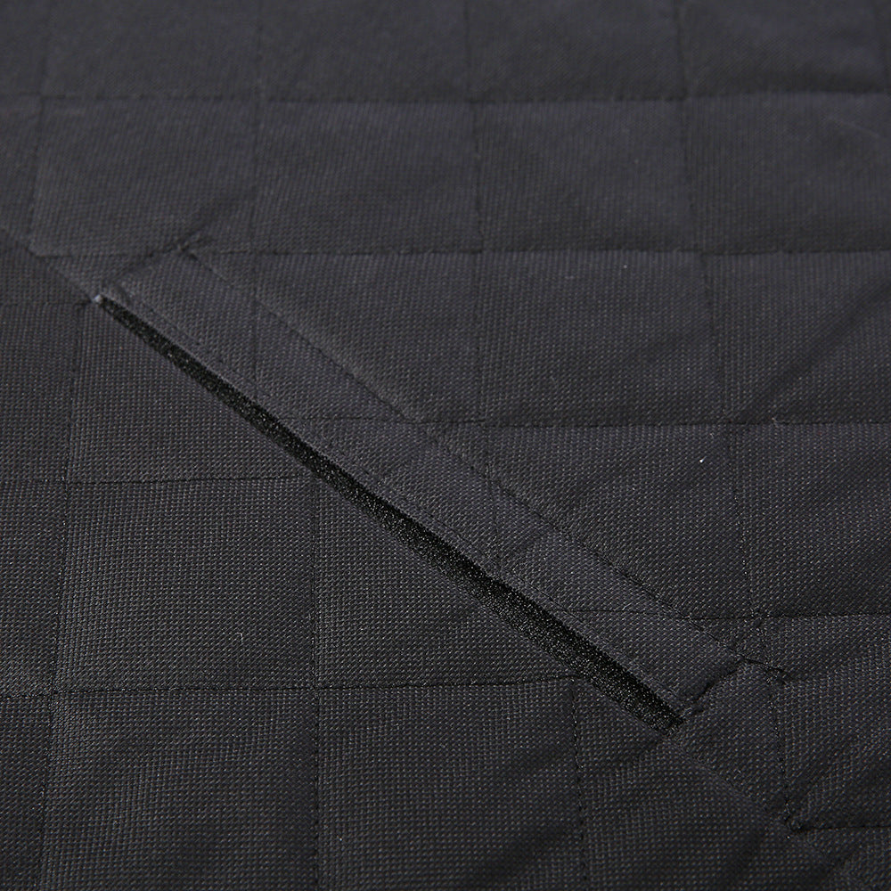 Dog Car Seat Cover - Safety Protector With Zipper And Pocket For Travel