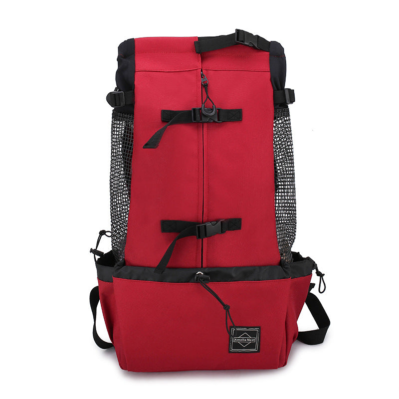 Pet/Dog Carrier Bag - Backpack Double Shoulder Portable Travel Outdoor