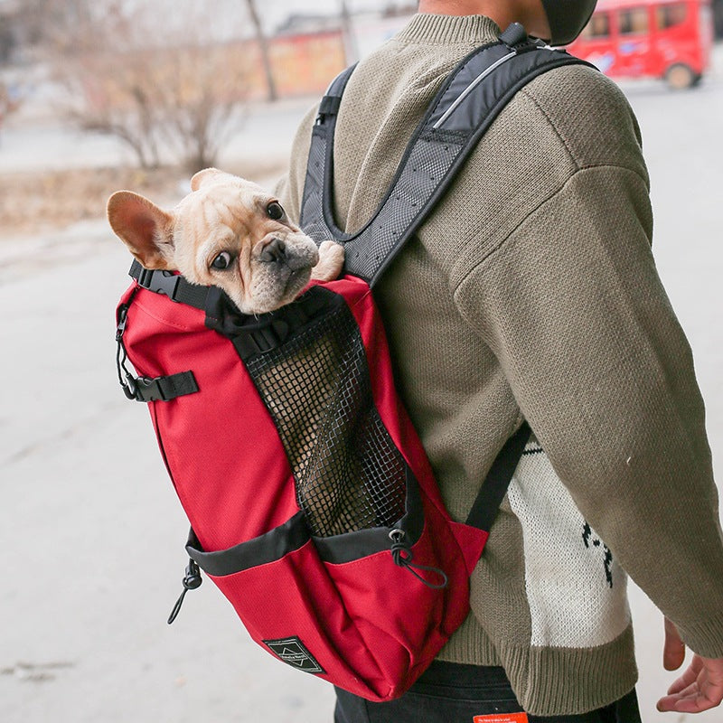 Pet/Dog Carrier Bag - Backpack Double Shoulder Portable Travel Outdoor